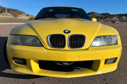 2001 BMW Z3 Coupe in Dakar Yellow 2 over Extended Dream Red