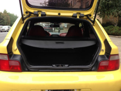 2001 BMW Z3 Coupe in Dakar Yellow 2 over Extended Dream Red