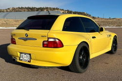2001 BMW Z3 Coupe in Dakar Yellow 2 over Extended Dream Red