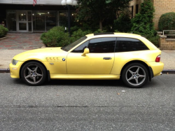 2001 BMW Z3 Coupe in Dakar Yellow 2 over Extended Dream Red