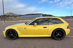 2001 BMW Z3 Coupe in Dakar Yellow 2 over Extended Dream Red