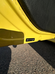 2001 BMW Z3 Coupe in Dakar Yellow 2 over Extended Dream Red