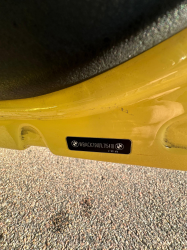 2001 BMW Z3 Coupe in Dakar Yellow 2 over Extended Dream Red