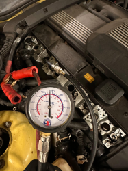 2001 BMW Z3 Coupe in Dakar Yellow 2 over Extended Dream Red