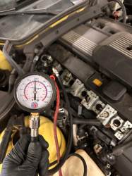 2001 BMW Z3 Coupe in Dakar Yellow 2 over Extended Dream Red