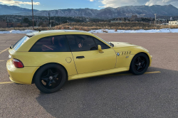 2001 BMW Z3 Coupe in Dakar Yellow 2 over Extended Dream Red