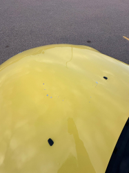 2001 BMW Z3 Coupe in Dakar Yellow 2 over Extended Dream Red