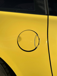 2001 BMW Z3 Coupe in Dakar Yellow 2 over Extended Dream Red