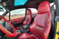 2001 BMW Z3 Coupe in Dakar Yellow 2 over Extended Dream Red