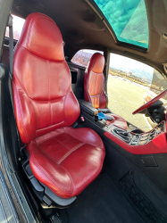 2001 BMW Z3 Coupe in Dakar Yellow 2 over Extended Dream Red