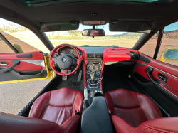 2001 BMW Z3 Coupe in Dakar Yellow 2 over Extended Dream Red