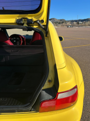 2001 BMW Z3 Coupe in Dakar Yellow 2 over Extended Dream Red