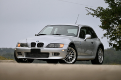 2001 BMW Z3 Coupe in Titanium Silver Metallic over Extended Black