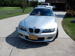 2001 BMW Z3 Coupe in Titanium Silver Metallic over Extended Black