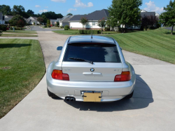 2001 BMW Z3 Coupe in Titanium Silver Metallic over Extended Black