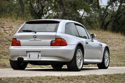 2001 BMW Z3 Coupe in Titanium Silver Metallic over Extended Black