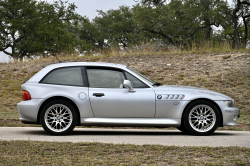 2001 BMW Z3 Coupe in Titanium Silver Metallic over Extended Black