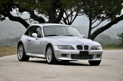 2001 BMW Z3 Coupe in Titanium Silver Metallic over Extended Black