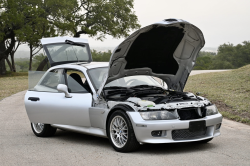 2001 BMW Z3 Coupe in Titanium Silver Metallic over Extended Black