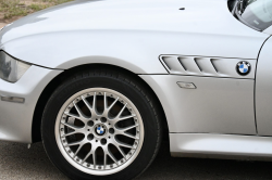 2001 BMW Z3 Coupe in Titanium Silver Metallic over Extended Black