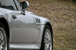 2001 BMW Z3 Coupe in Titanium Silver Metallic over Extended Black