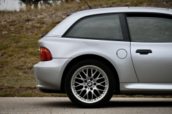 2001 BMW Z3 Coupe in Titanium Silver Metallic over Extended Black
