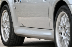 2001 BMW Z3 Coupe in Titanium Silver Metallic over Extended Black