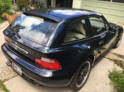 2001 BMW Z3 Coupe in Jet Black 2 over E36 Sand Beige