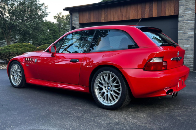 2001 BMW Z3 Coupe in Hell Red 2 over Extended Walnut