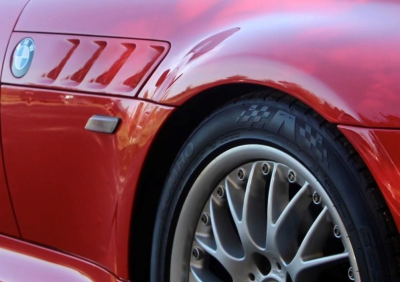 2001 BMW Z3 Coupe in Hell Red 2 over Extended Walnut