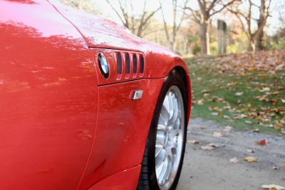 2001 BMW Z3 Coupe in Hell Red 2 over Extended Walnut