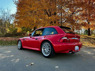 2001 BMW Z3 Coupe in Hell Red 2 over Extended Walnut