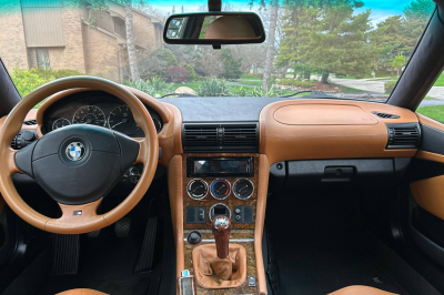 2001 BMW Z3 Coupe in Hell Red 2 over Extended Walnut