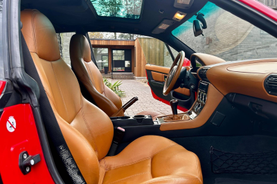 2001 BMW Z3 Coupe in Hell Red 2 over Extended Walnut