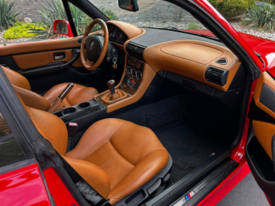 2001 BMW Z3 Coupe in Hell Red 2 over Extended Walnut