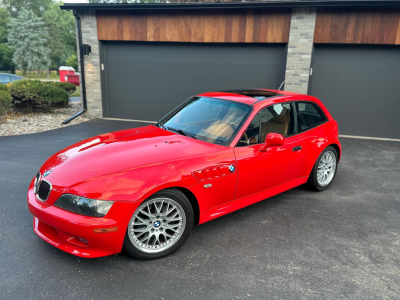 2001 BMW Z3 Coupe in Hell Red 2 over Extended Walnut