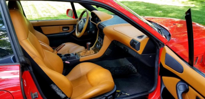 2001 BMW Z3 Coupe in Hell Red 2 over Extended Walnut