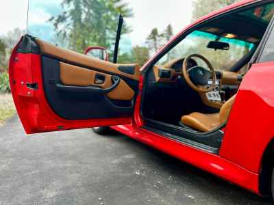 2001 BMW Z3 Coupe in Hell Red 2 over Extended Walnut