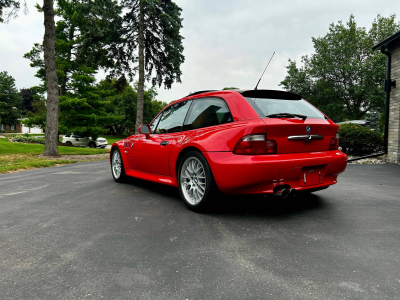 2001 BMW Z3 Coupe in Hell Red 2 over Extended Walnut