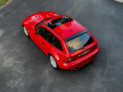 2001 BMW Z3 Coupe in Hell Red 2 over Extended Walnut