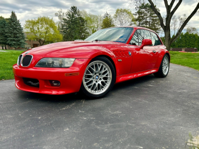 2001 BMW Z3 Coupe in Hell Red 2 over Extended Walnut