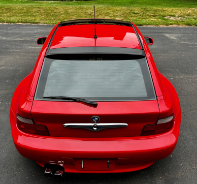 2001 BMW Z3 Coupe in Hell Red 2 over Extended Walnut