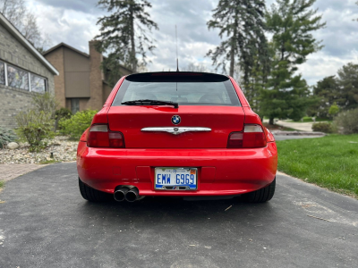 2001 BMW Z3 Coupe in Hell Red 2 over Extended Walnut