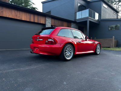 2001 BMW Z3 Coupe in Hell Red 2 over Extended Walnut