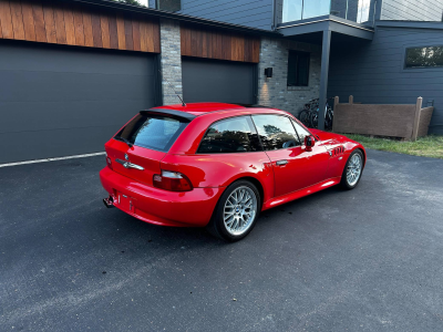 2001 BMW Z3 Coupe in Hell Red 2 over Extended Walnut