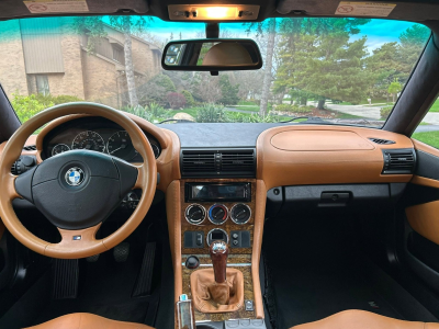 2001 BMW Z3 Coupe in Hell Red 2 over Extended Walnut