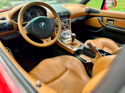 2001 BMW Z3 Coupe in Hell Red 2 over Extended Walnut