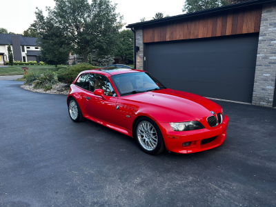 2001 BMW Z3 Coupe in Hell Red 2 over Extended Walnut
