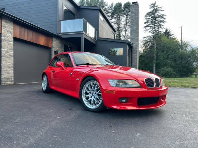 2001 BMW Z3 Coupe in Hell Red 2 over Extended Walnut