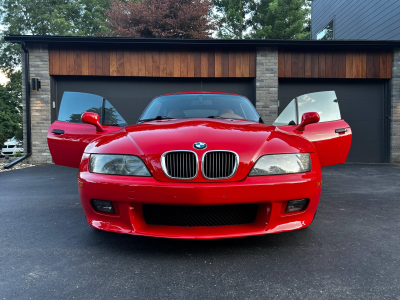 2001 BMW Z3 Coupe in Hell Red 2 over Extended Walnut